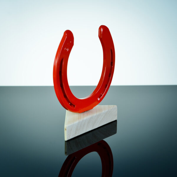 Geluks-hoefijzer rood - Afbeelding 2